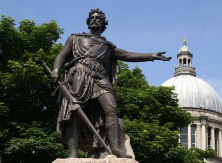 Statue de William Wallace à Aberdeen, en Écosse